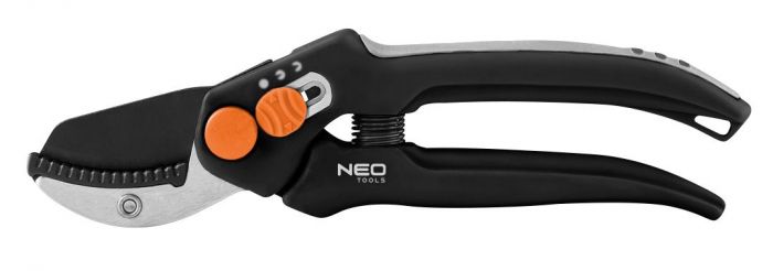 Секатор контактний Neo Tools, d різу 15мм, 185мм, 169г