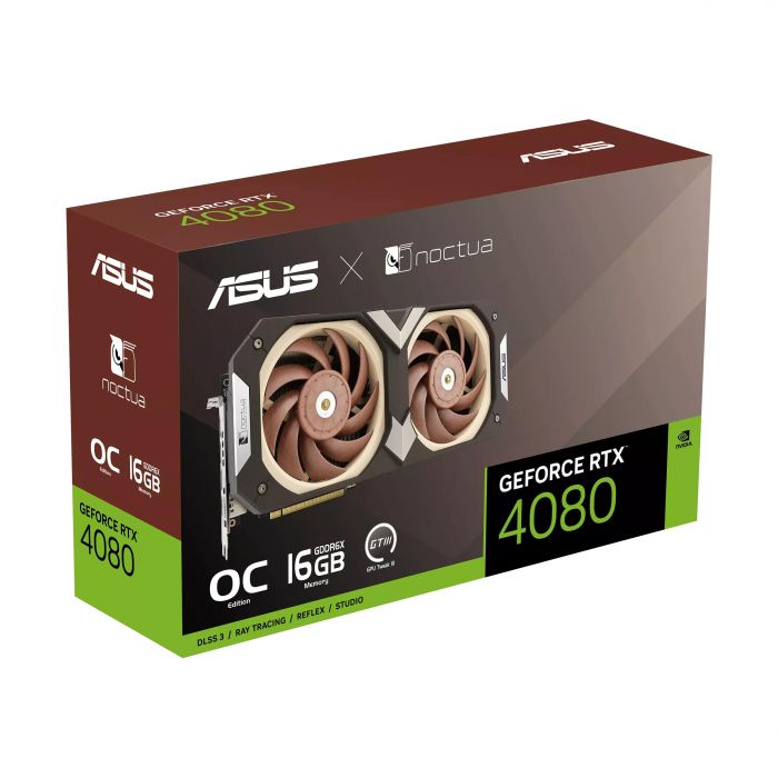 Відеокарта ASUS GeForce RTX 4080 SUPER 16GB GDDR6X OC RTX4080S-O16G-NOCTUA