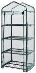 Парник складаний Neo Tools 160х69х49, 4 полиці, ПВХ плівка, прозорий