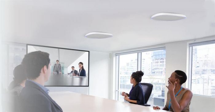 Спікерфон стельовий AVer FONE700, 3 x Uni-Mic, 18 x Omni-Mic, радіус дії 3,5 м, радіус аудіотрекінгу 2,5 м, динамік 1 х 10 W, білий