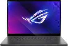Ноутбук ASUS ROG Zephyrus G16 GU605MY-QR041X 16" 2.5K OLED, Intel Ultra 9 185H, 32GB, F2TB, NVD4090-16, Win11P, Сірий