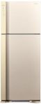 Холодильник Hitachi з верхн. мороз., 184x72х74, холод.відд.-345л, мороз.відд.-105л, 2дв., А++, NF, інв., зона нульова, бежевий