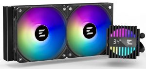 Система рідинного оxолодження  Zalman Alpha 2 A24 ARGB, LGA1851, 1700, 1200, 115x, AM5, AM4, TDP 320W, чорний