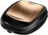 Мультимейкер Tefal Coppertinto 700Вт, тефлон, 2 пластини, корпус-метал, чорно-бронзовий