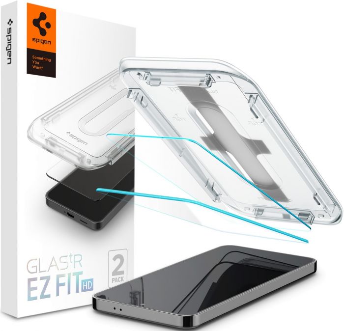 Скло Spigen для Samsung Galaxy S24, tR EZ Fit HD, (2 Pack)