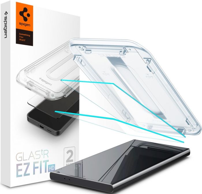 Скло Spigen для Samsung Galaxy S24 Ultra, tR EZ Fit HD, (2 Pack)