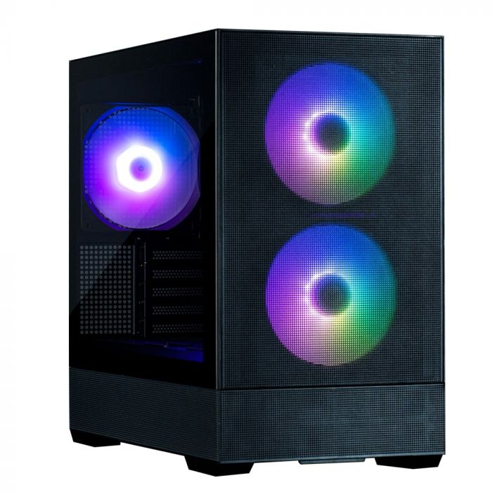 Корпус Zalman P30 Air без БЖ, 1xUSB3.0, 1xUSBType-C, 3x140мм ARGB, VGA 392мм, LCS ready, TG Side Panel, mATX, чорний