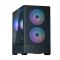Корпус Zalman P30 Air без БЖ, 1xUSB3.0, 1xUSBType-C, 3x140мм ARGB, VGA 392мм, LCS ready, TG Side Panel, mATX, чорний
