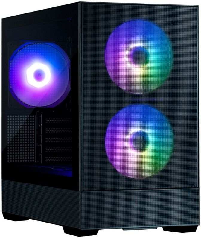 Корпус Zalman P30 Air без БЖ, 1xUSB3.0, 1xUSBType-C, 3x140мм ARGB, VGA 392мм, LCS ready, TG Side Panel, mATX, чорний
