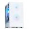 Корпус Zalman P30 Air без БЖ, 1xUSB3.0, 1xUSBType-C, 3x140мм ARGB, VGA 392мм, LCS ready, TG Side Panel, mATX, білий