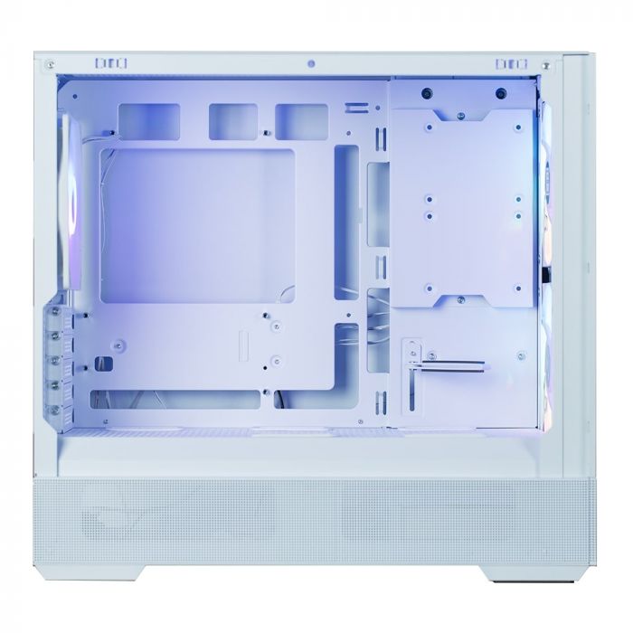 Корпус Zalman P30 Air без БЖ, 1xUSB3.0, 1xUSBType-C, 3x140мм ARGB, VGA 392мм, LCS ready, TG Side Panel, mATX, білий
