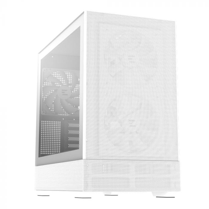 Корпус Zalman P30 Air без БЖ, 1xUSB3.0, 1xUSBType-C, 3x140мм ARGB, VGA 392мм, LCS ready, TG Side Panel, mATX, білий