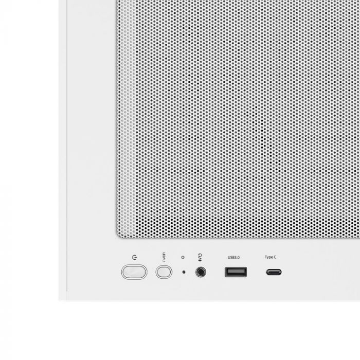 Корпус Zalman P30 Air без БЖ, 1xUSB3.0, 1xUSBType-C, 3x140мм ARGB, VGA 392мм, LCS ready, TG Side Panel, mATX, білий