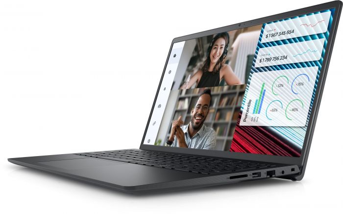 Ноутбук Dell Vostro 3520 15.6" FHD AG, Intel i7-1255U, 16GB, F512GB, UMA, Win11P, чорний