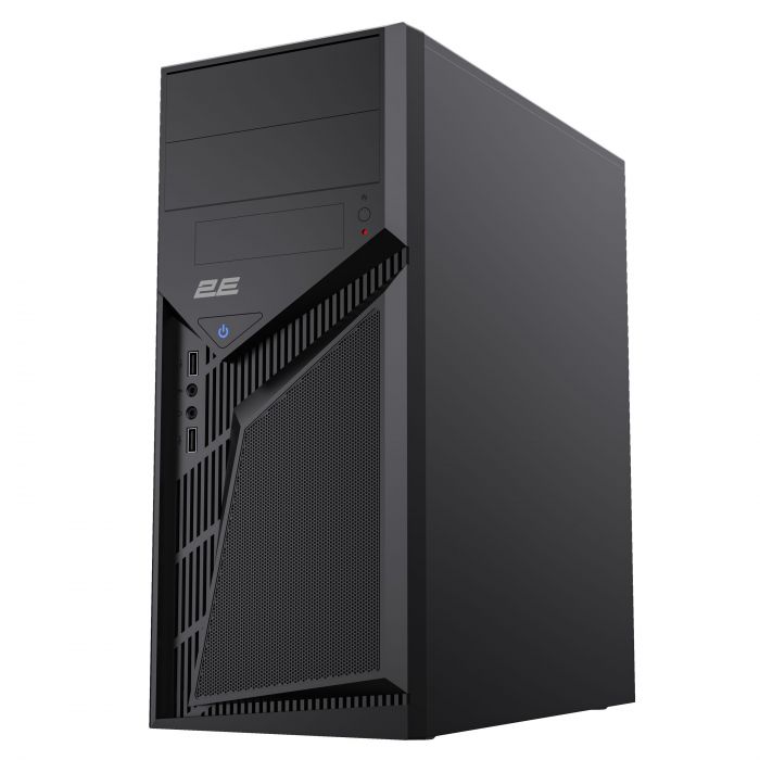 Корпус 2E TeamX TMX07 з БЖ 2E ATX400W 2xUSB2.0 1x80мм VGA 310мм, ATX чорний