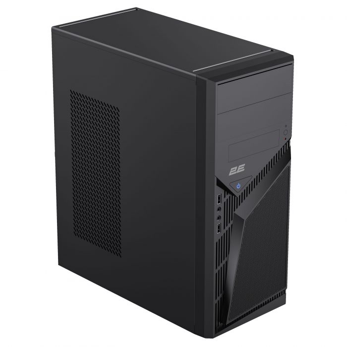 Корпус 2E TeamX TMX07 з БЖ 2E ATX400W 2xUSB2.0 1x80мм VGA 310мм, ATX чорний