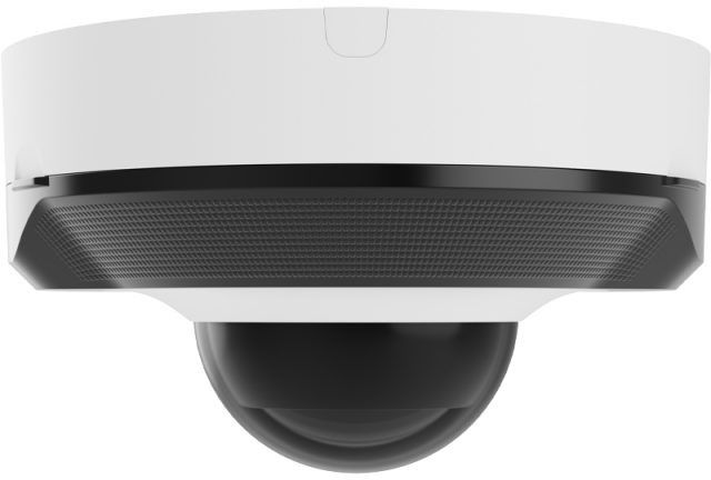 IP-Камера дротова Ajax DomeCam Mini, 5мп, 4мм, Poe, True WDR, IP 65, ІЧ 30м, аудіо, кут огляду 75°до 85°, міні купольна, біла