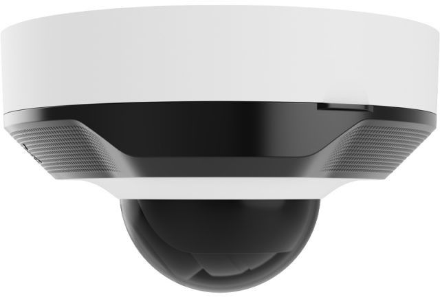 IP-Камера дротова Ajax DomeCam Mini, 5мп, 4мм, Poe, True WDR, IP 65, ІЧ 30м, аудіо, кут огляду 75°до 85°, міні купольна, біла