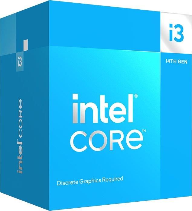 Центральний процесор Intel Core i3-14100F 4C/8T 3.5GHz 12Mb LGA1700 58W w/o graphics Box