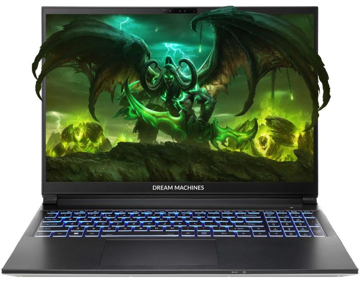 Ноутбук Dream Machines RG4060-16 16FHD+ IPS, Intel Ultra 7-155H, 32GB, F1TB, NVD4060-8, DOS, чорний