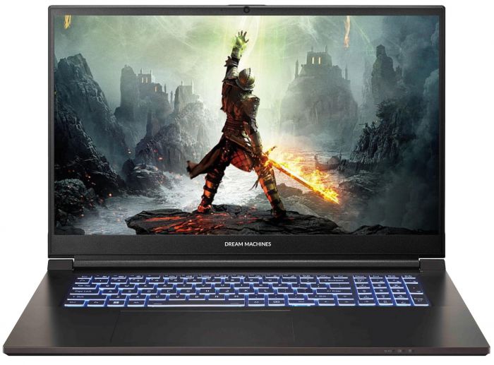 Ноутбук Dream Machines RG4070-17 17.3FHD IPS, Intel i7-14700HX, 32GB, F1TB, NVD4070-8, DOS, чорний