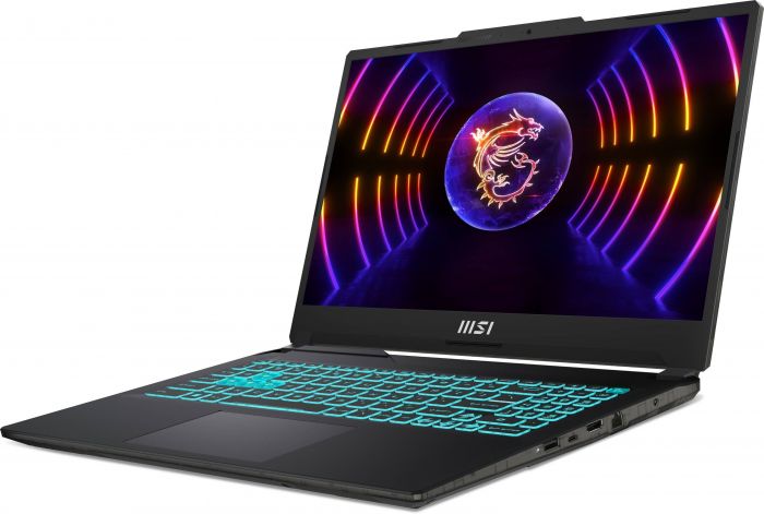 Ноутбук MSI Cyborg 15.6 FHD, Intel i5-12450H, 16GB, F512GB, NVD4060-8, DOS, чорний