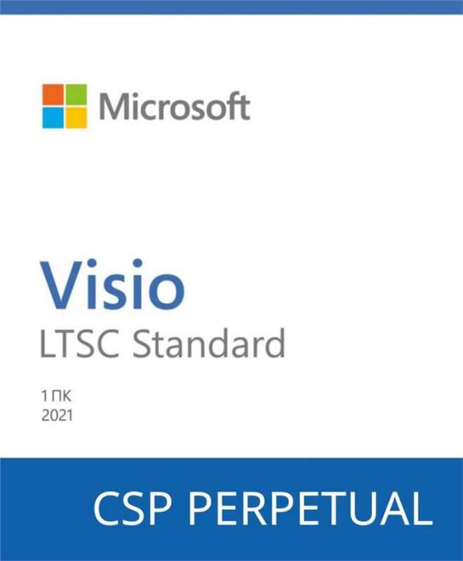 Програмний продукт Microsoft Visio LTSC Standard 2021