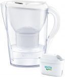 Фільтр-глечик Brita Marella Memo MXPro 2.4л (1.4л очищеної води) з фільтр-картриджем, білий