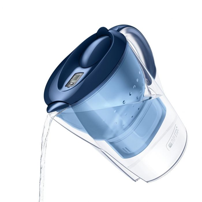 Фільтр-глечик Brita Marella XL Memo MXPro 3.5л (2л очищеної води) з фільтр-картриджем 2шт, синій
