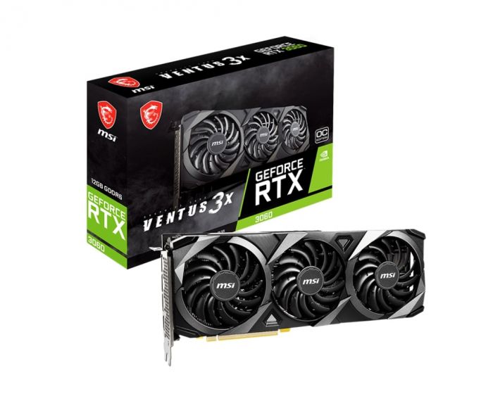 Відеокарта MSI GeForce RTX 3060 12GB GDDR6 VENTUS 3X OC