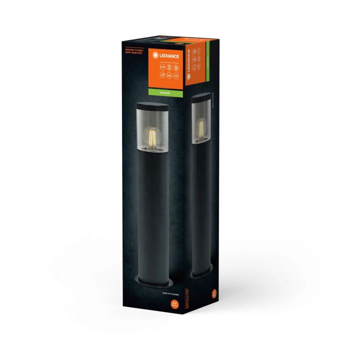 Cвітильник стовпчик LEDVANCE ENDURA CLASSIC EBRO 49см E27 чорний