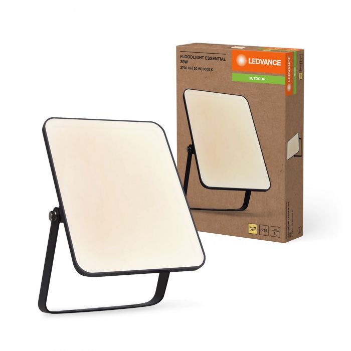 Прожектор LEDVANCE ESSENTIAL 30Вт 2700Лм 3000K чорний