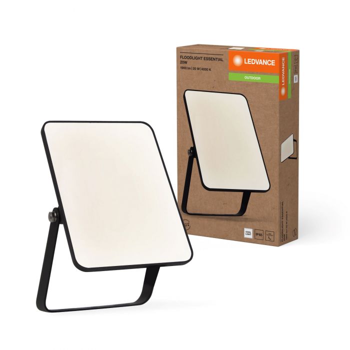 Прожектор LEDVANCE ESSENTIAL 20Вт 1800Лм 4000K чорний