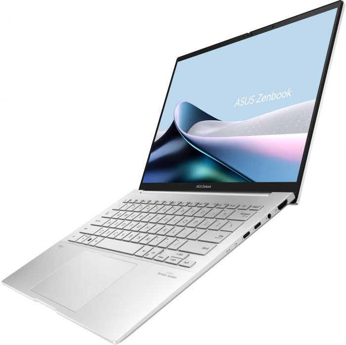 Ноутбук ASUS Zenbook 14 UX3405MA-PP048X 14" 3K OLED, Intel Ultra 7 155H, 32GB, F1TB, UMA, Win11P, Сріблястий