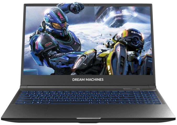 Ноутбук Dream Machines RG3050-15 15.6FHD IPS, Intel i5-12450H, 16GB, F512GB, NVD3050-4, DOS, чорний