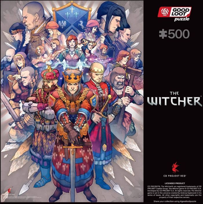 Пазл GoodLoot The Witcher Northern Realms 500 ел.
