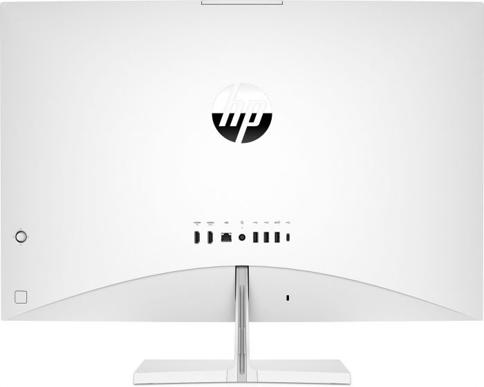 Комп'ютер персональний моноблок HP Pavilion 27" FHD IPS AG, Intel i5-13400T, 16GB, F512GB, NVD1650-4, WiFi, кл+м, DOS, білий