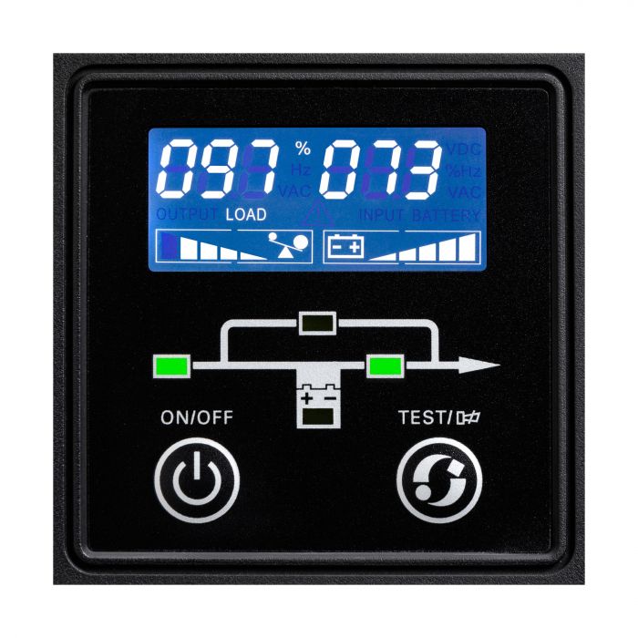 Джерело безперебійного живлення Eaton 9E, 1000VA/800W, LCD, USB, RS232, 4xC13