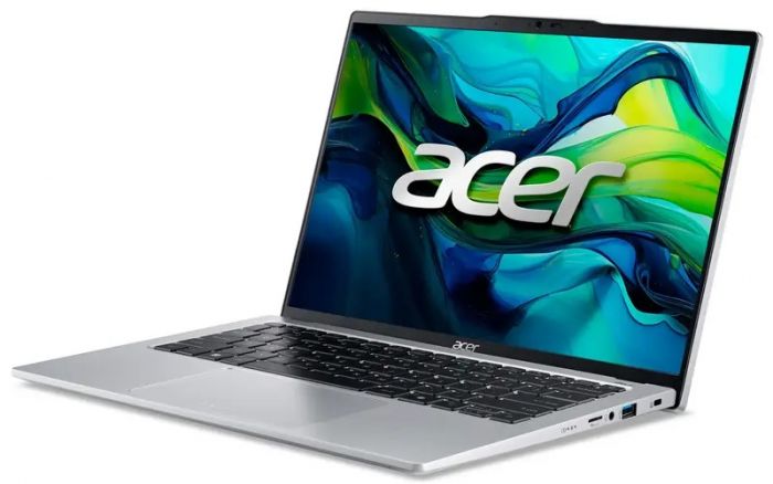 Ноутбук Acer Swift Go 14 SFG14-73T 14" WUXGA IPS Touch, Intel U7-155H, 32GB, F1TB, UMA, Win11, сріблястий