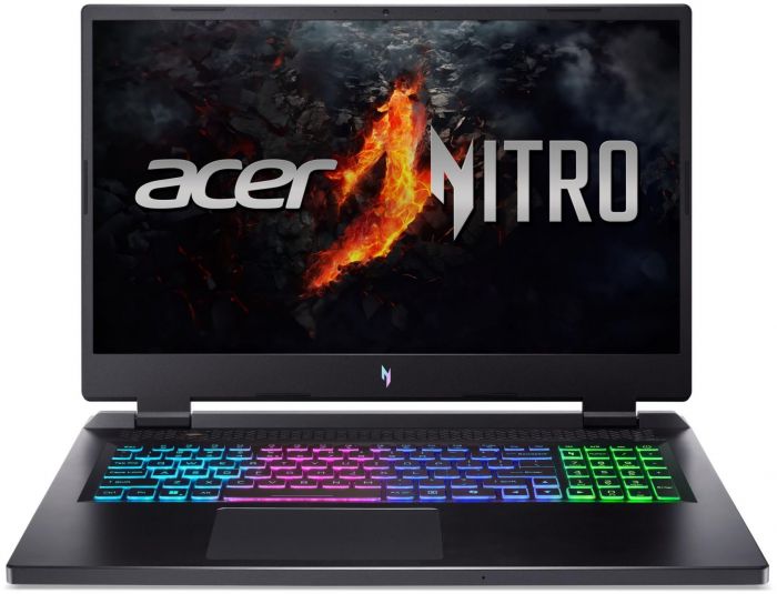 Ноутбук Acer Nitro 17 AN17-42 17.3" QHD IPS, AMD R7-8845HS, 32GB, F1TB, NVD4070-8, Lin, чорний