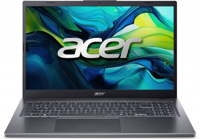 Ноутбук Acer Aspire 15 A15-51M 15.6" FHD IPS, Intel 5-120U, 16GB, F512GB, UMA, Lin, сірий