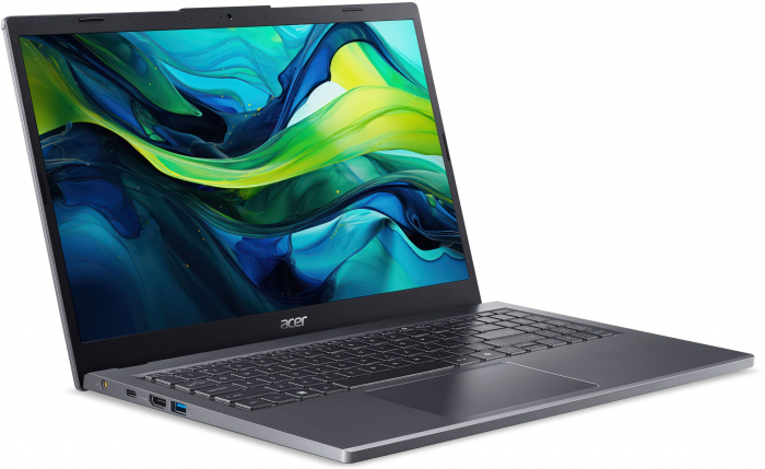 Ноутбук Acer Aspire 15 A15-51M 15.6" FHD IPS, Intel 7-150U, 32GB, F1TB, UMA, Lin, сірий