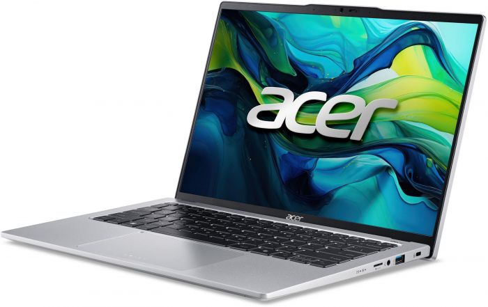 Ноутбук Acer Swift Go 14 SFG14-73 14" 2.2k IPS, Intel U5-125H, 16GB, F1TB, UMA, Lin, сріблястий