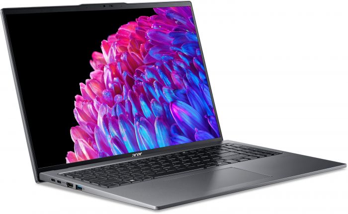 Ноутбук Acer Swift Go 16 SFG16-72 16" 3.2K OLED, Intel U5-125H, 16GB, F512GB, UMA, Lin, сірий