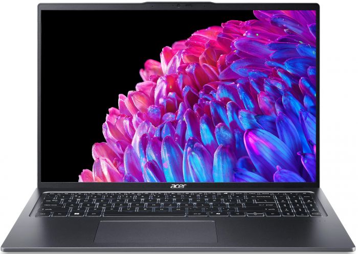 Ноутбук Acer Swift Go 16 SFG16-72 16" 3.2K OLED, Intel U5-125H, 16GB, F512GB, UMA, Lin, сірий