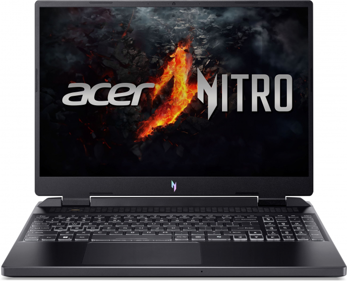 Ноутбук Acer Nitro 16 AN16-42 16" WQXGA IPS, AMD R9-8945HS, 32GB, F1TB, NVD4070-8, Lin, чорний