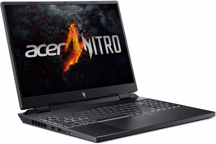 Ноутбук Acer Nitro 16 AN16-42 16" WQXGA IPS, AMD R9-8945HS, 32GB, F1TB, NVD4070-8, Lin, чорний