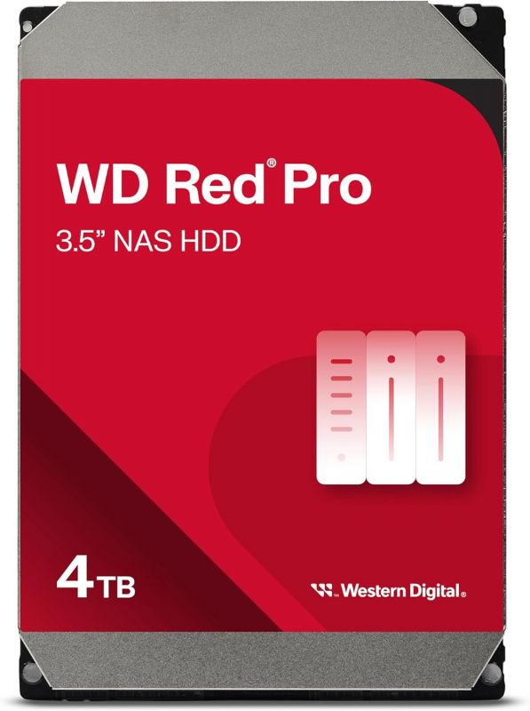 Жорсткий диск WD  4TB 3.5" 7200 256MB SATA Red Pro NAS