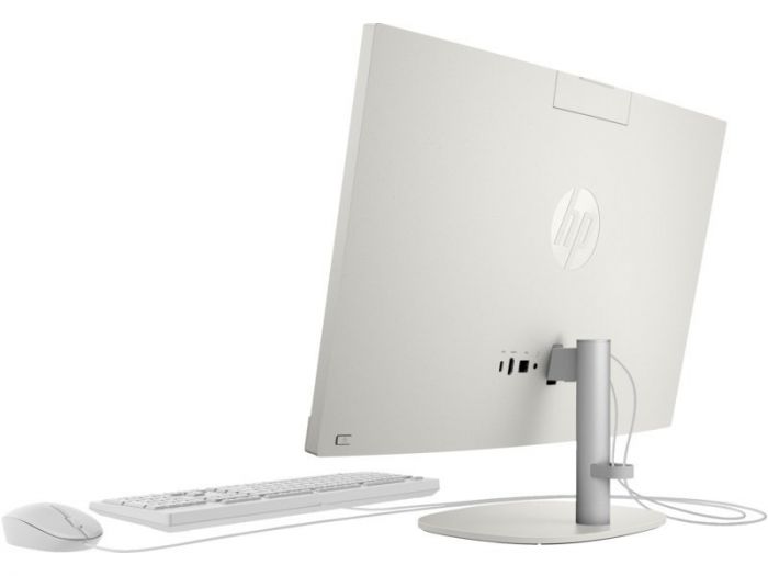 Комп'ютер персональний моноблок HP 240-G10 23.8" FHD IPS AG, Intel i5-1335U, 16GB, F512GB, UMA, WiFi, кл+м, 3р, Win11P, білий