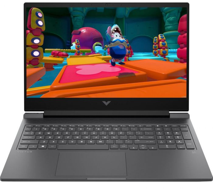 Ноутбук HP Victus 16-r0003ua 16.1" FHD IPS AG, Intel i7-13700H, 16GB, F1024GB, NVD4060-8, DOS, чорний